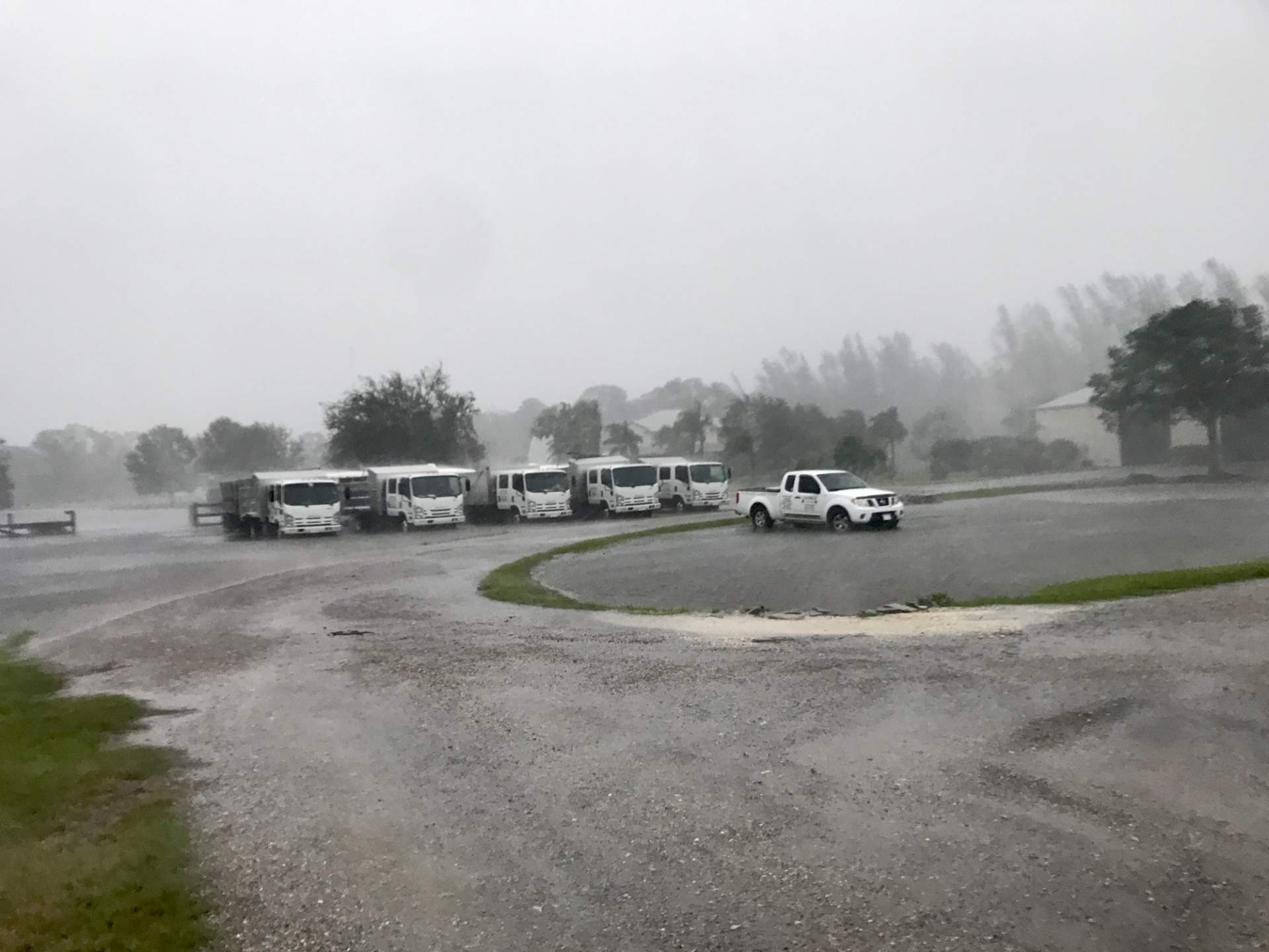 Hurricane cleanup vehicle fleet